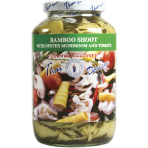 Bamboo Shoot with Oyster Mushroom&Tomato