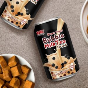 Bubble Milk Tea brown sugar  340ml