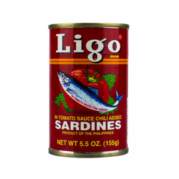Ligo Canned Sardina Fish (Red) 155g