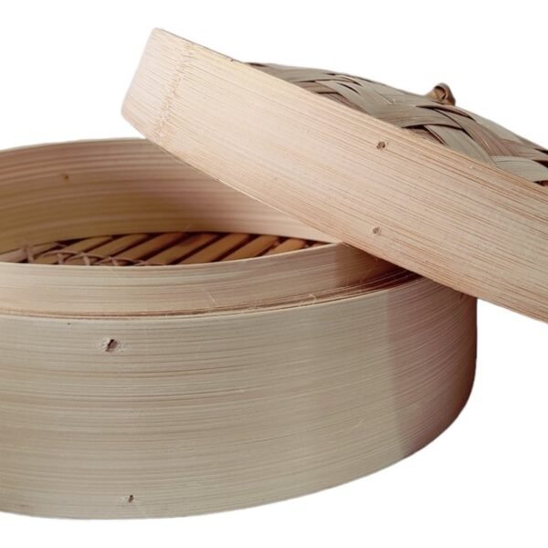 Bamboo Steamer + Lid, 8"