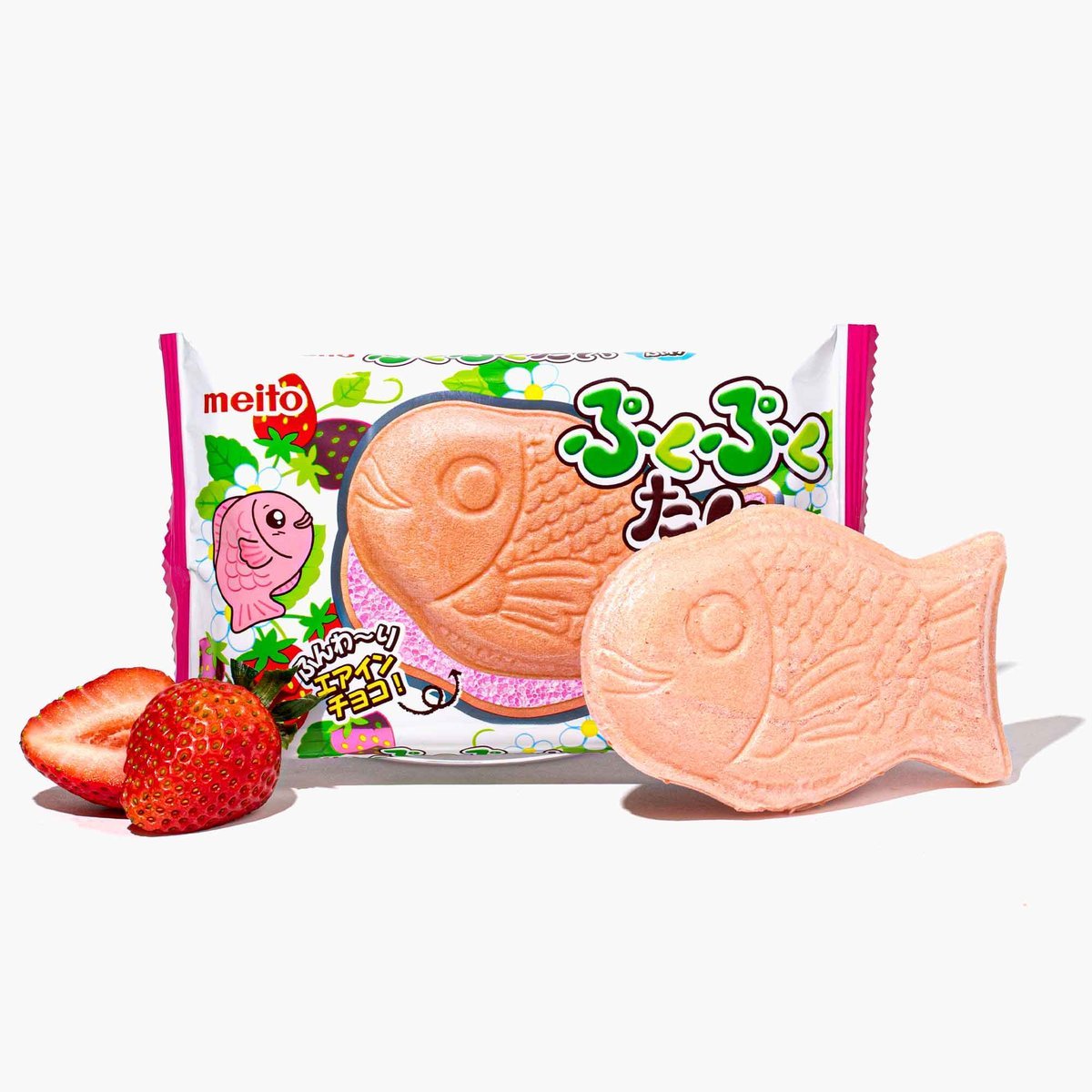 Meito Puku Puku Tai Air-In Strawberry 16.5g