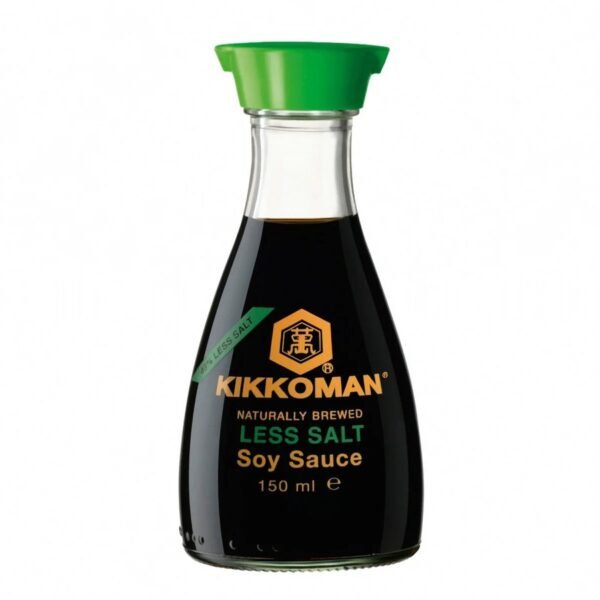 Kikkoman Soy Sauce Less Salt, 150ml